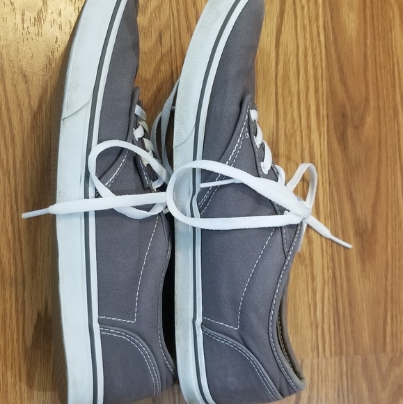 Vans Gray Canvas Sneakers - Picture 3 of 5